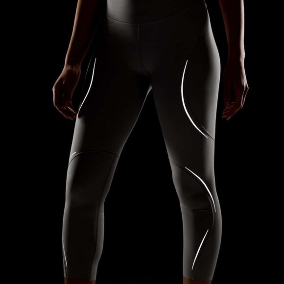 Lululemon Base Pace High-Rise Reflective Crop 23" Gull Grey - Picture 5 of 11